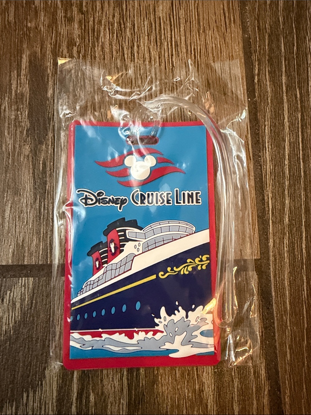 Disney Cruise Line Red Luggage ID Tag